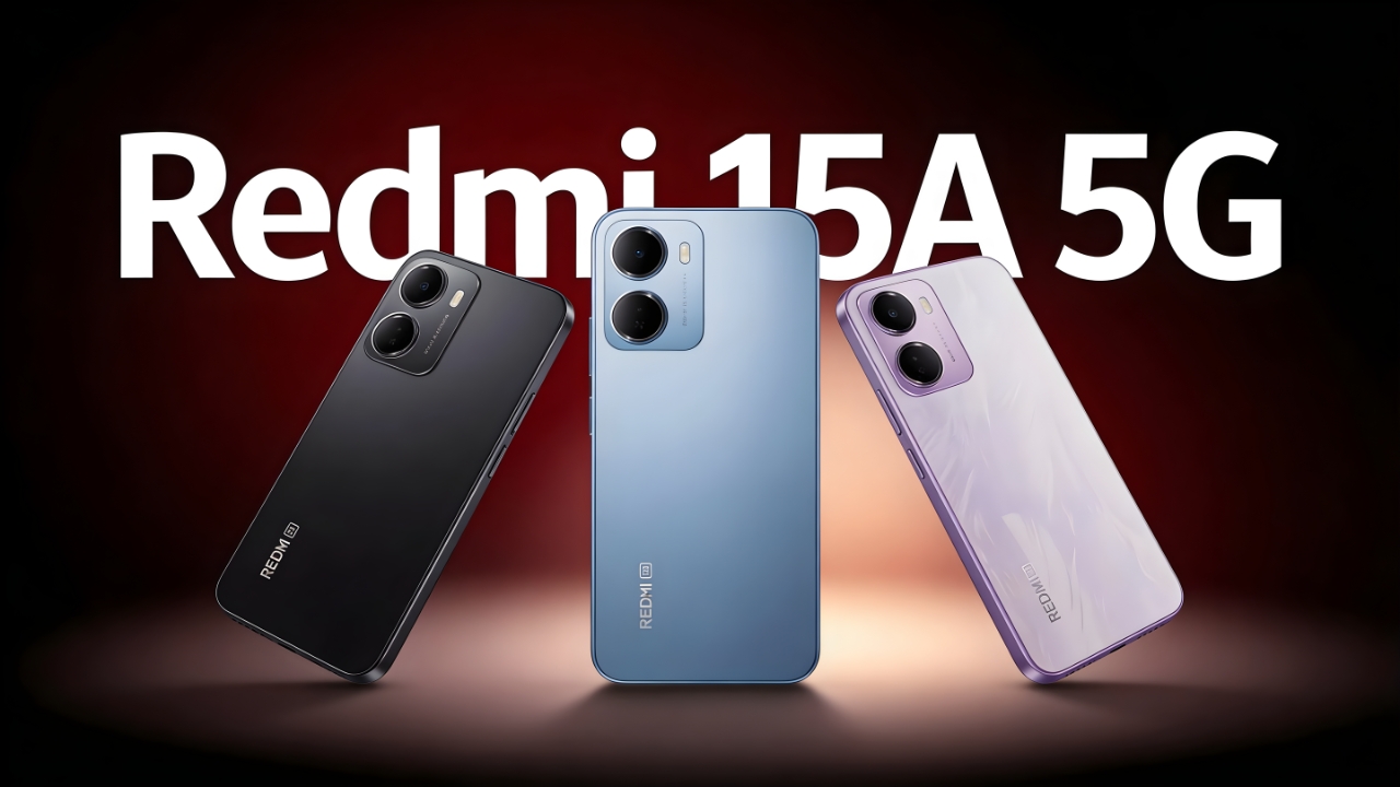 Redmi 15A 5G Launch with 6300mAh Battery and 120Hz Display